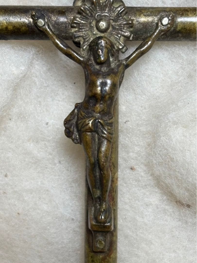 ★本物★南ヨーロッパ➕INRl➕ロザリオ/時代物/十字架/ネックレス/キリスト