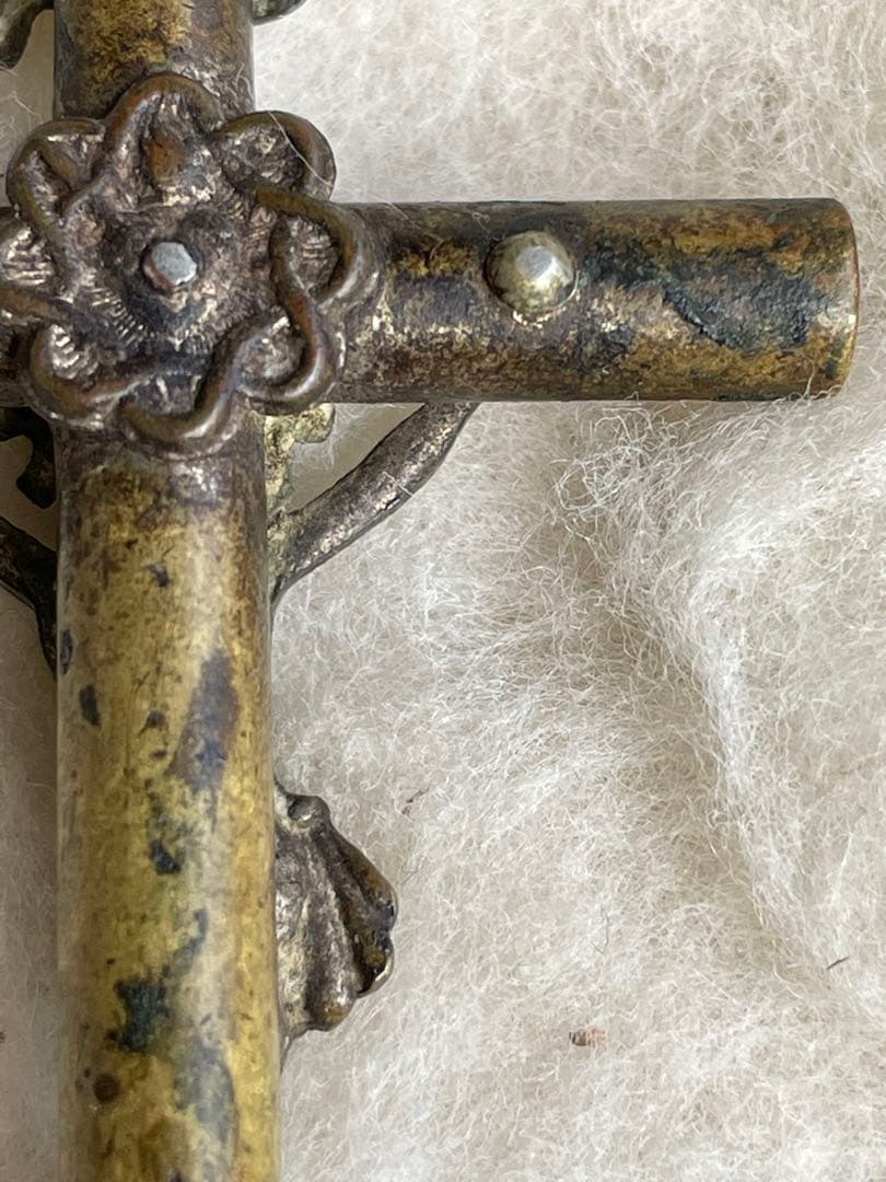 ★本物★南ヨーロッパ➕INRl➕ロザリオ/時代物/十字架/ネックレス/キリスト