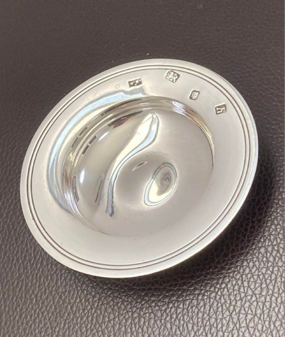 MAPPIN & WEBB 1963年製 純銀 アンティーク ティーパック置き