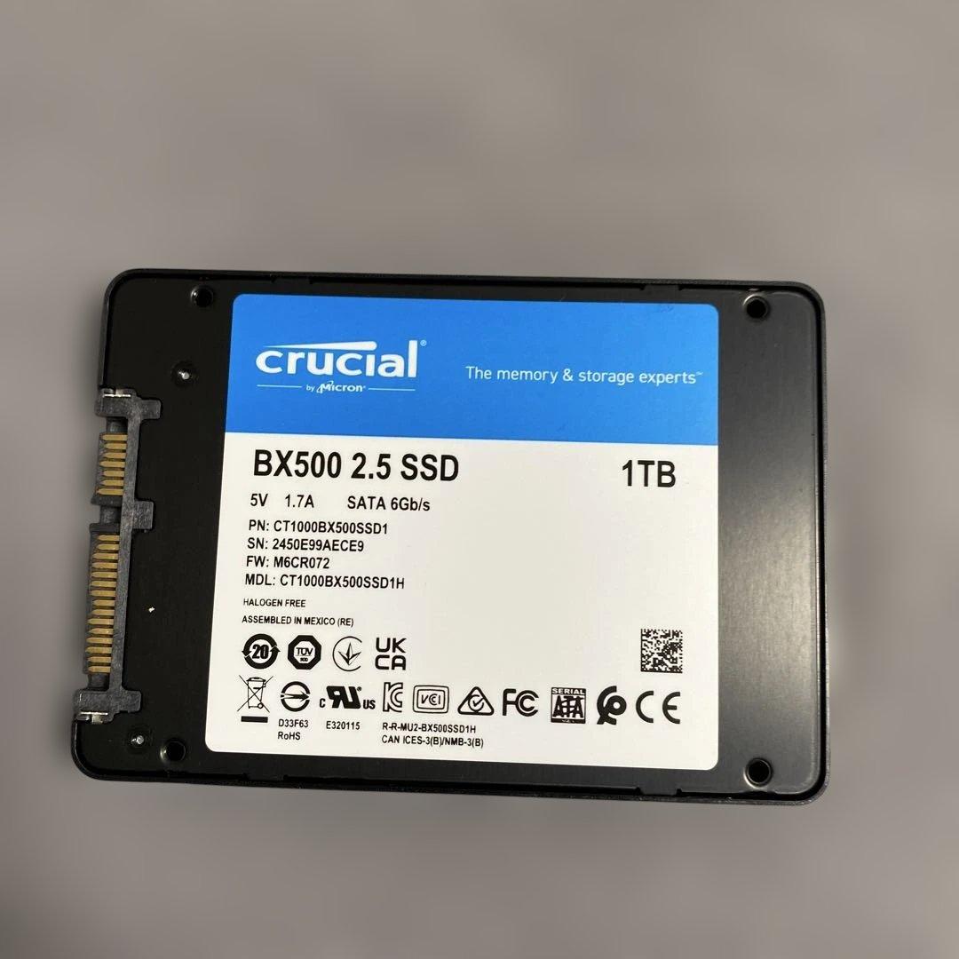 内蔵型SSD Crucial BX500 1TB SSD