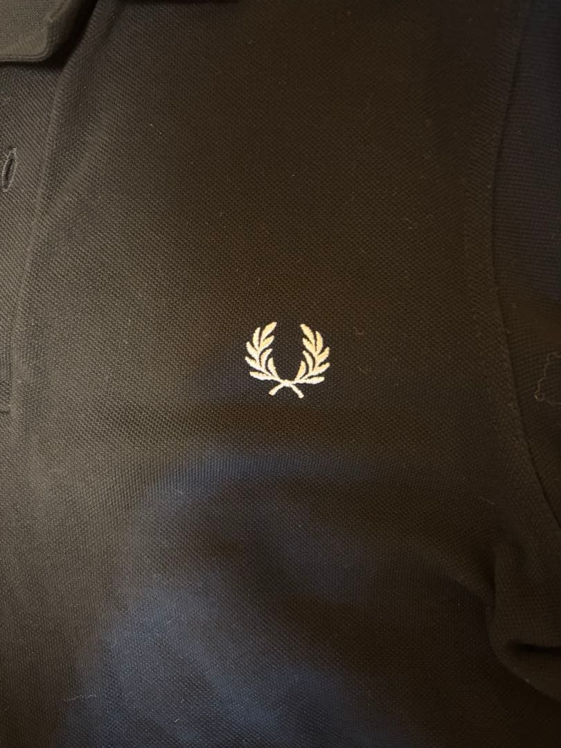 フレッドペリー 長袖ポロシャツ 黒