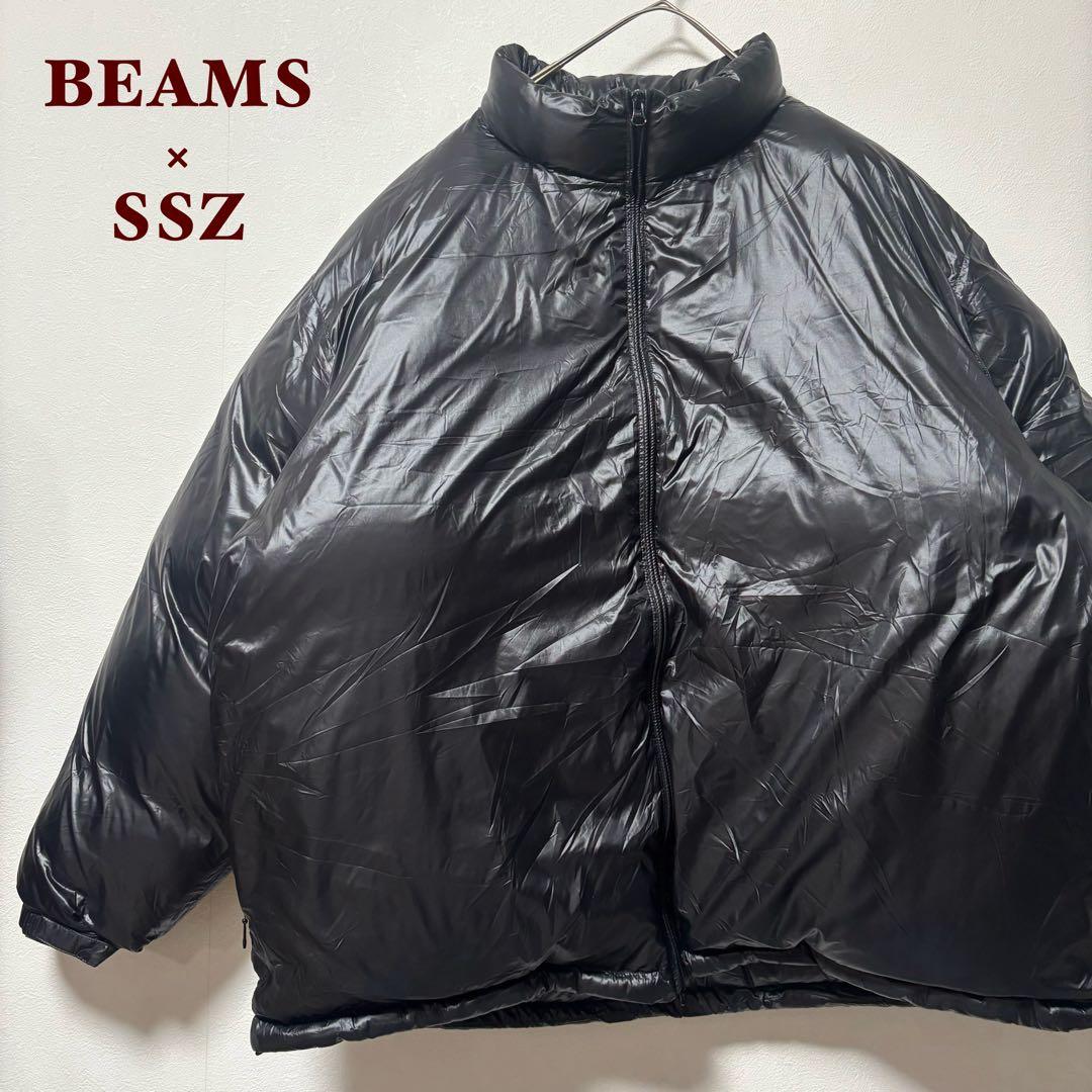 未使用品✨BEAMS×SSZ コラボ　ボンバーダウンジャケット　XL ブラック