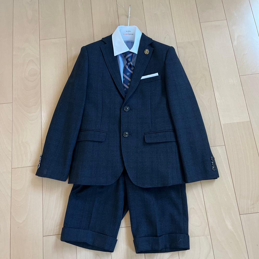 BEAMSフォーマルスーツ2024 男の子スーツ 130 5点セット