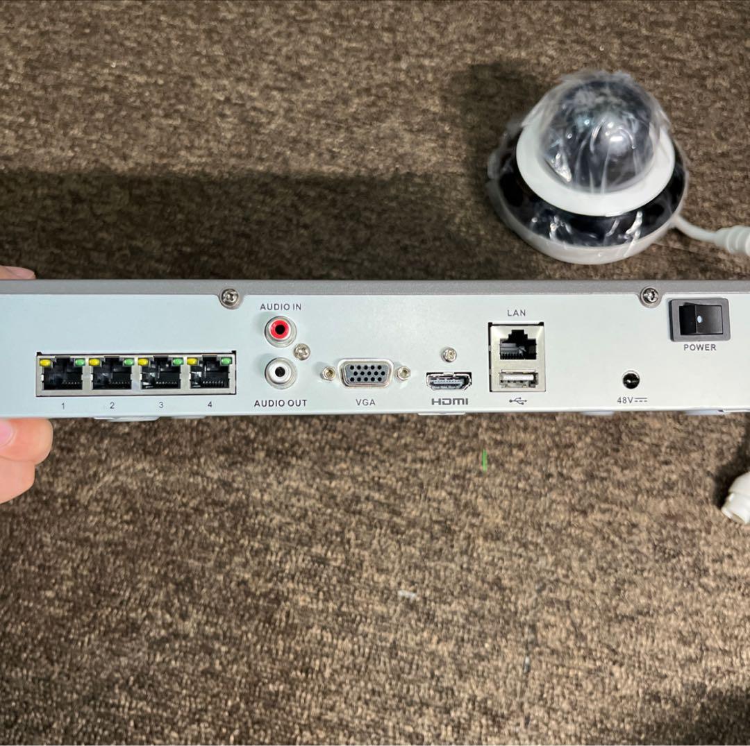 SDN-042T2 ネットワークビデオレコーダー　カメラ2台セット