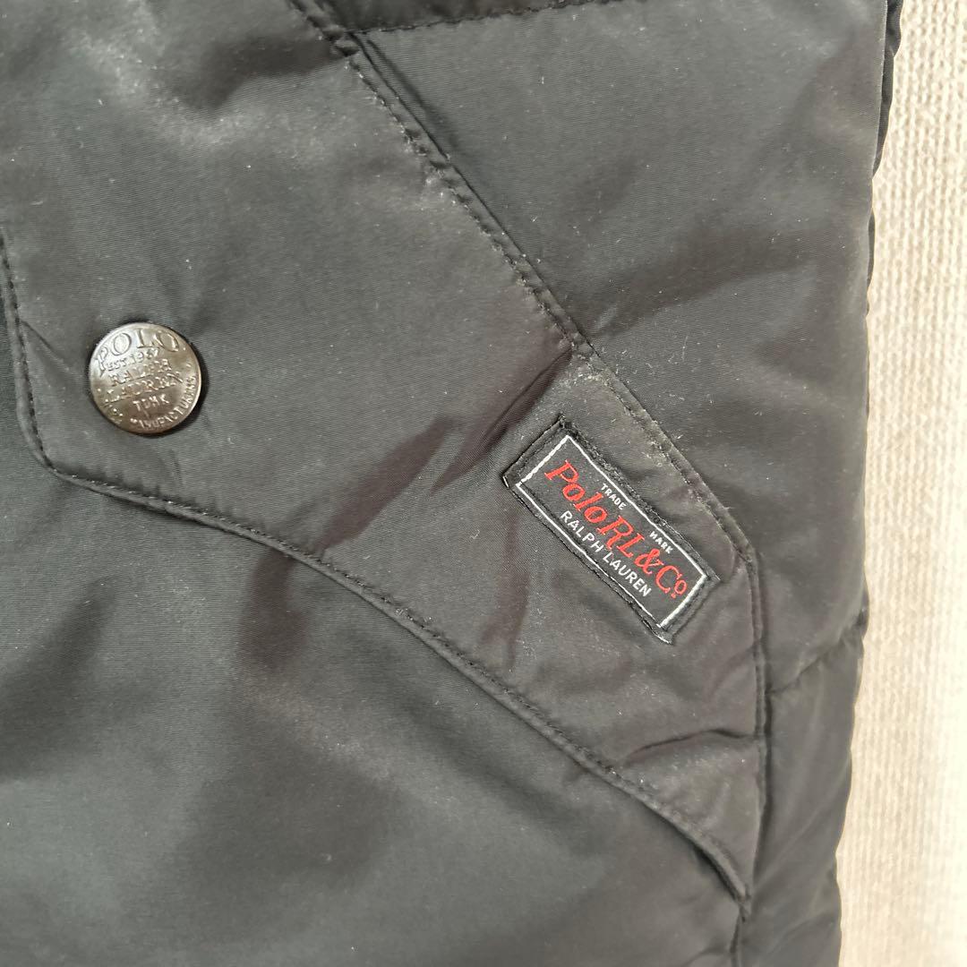 Polo Ralph Lauren ダウンベスト ブラック/レッドチェック