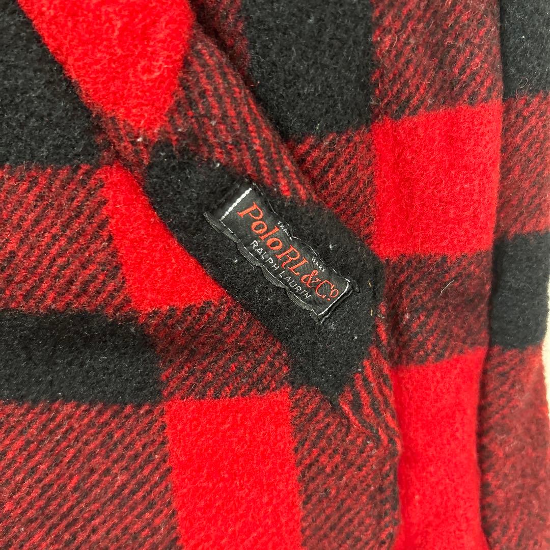 Polo Ralph Lauren ダウンベスト ブラック/レッドチェック