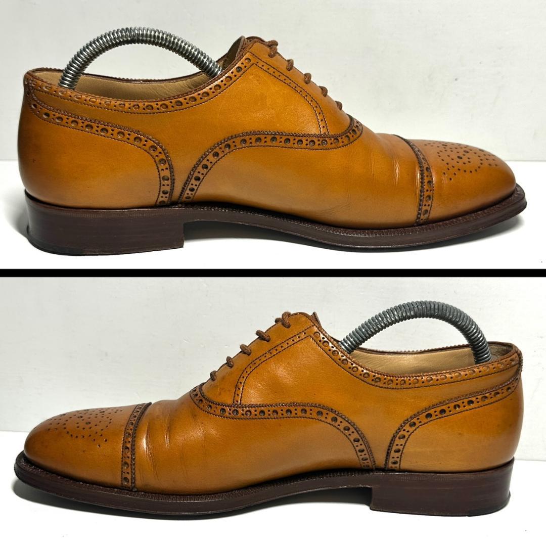 ZINTALA ジンターラ ストレートチップ ブラウン 7.5 ブラウン