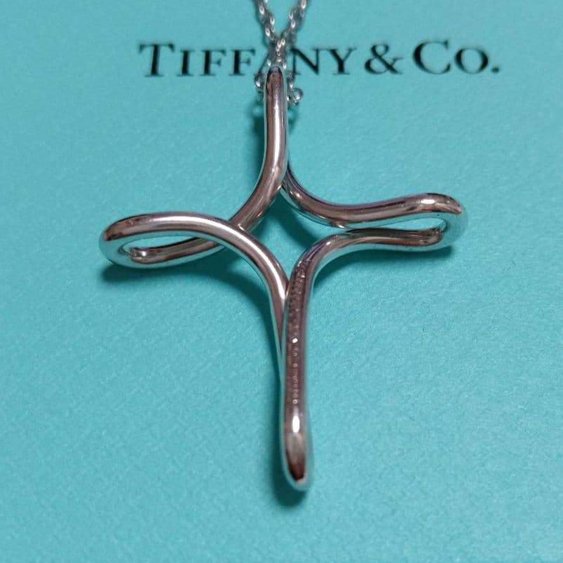専用ですTIFFANY ティファニー インフィニティ クロス ネックレスシルバー