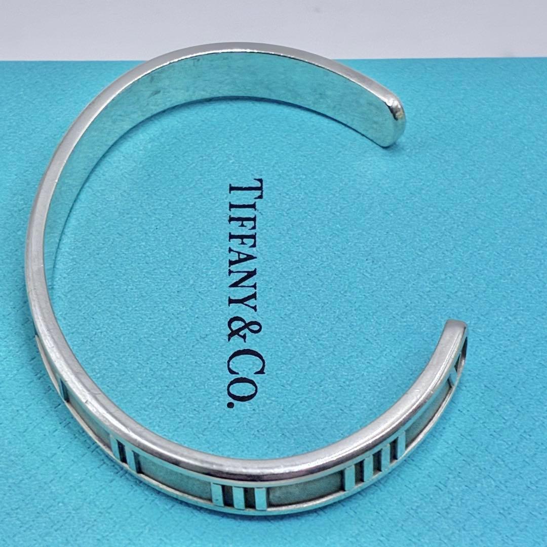 袋付き ティファニー　アトラス　カフ　バングル　ブレスレット　腕周り16.5cm