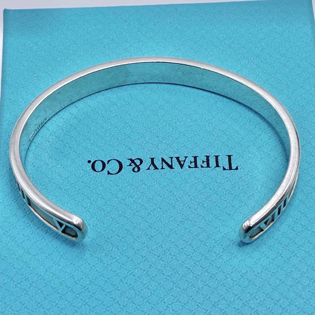 袋付き ティファニー　アトラス　カフ　バングル　ブレスレット　腕周り16.5cm