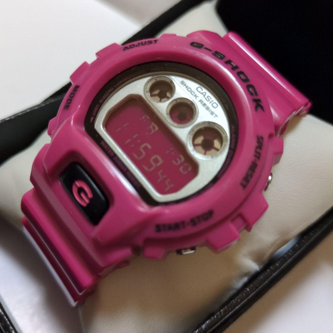 美品 G-SHOCK DW-6900RCS CRAZY COLORS ピンク