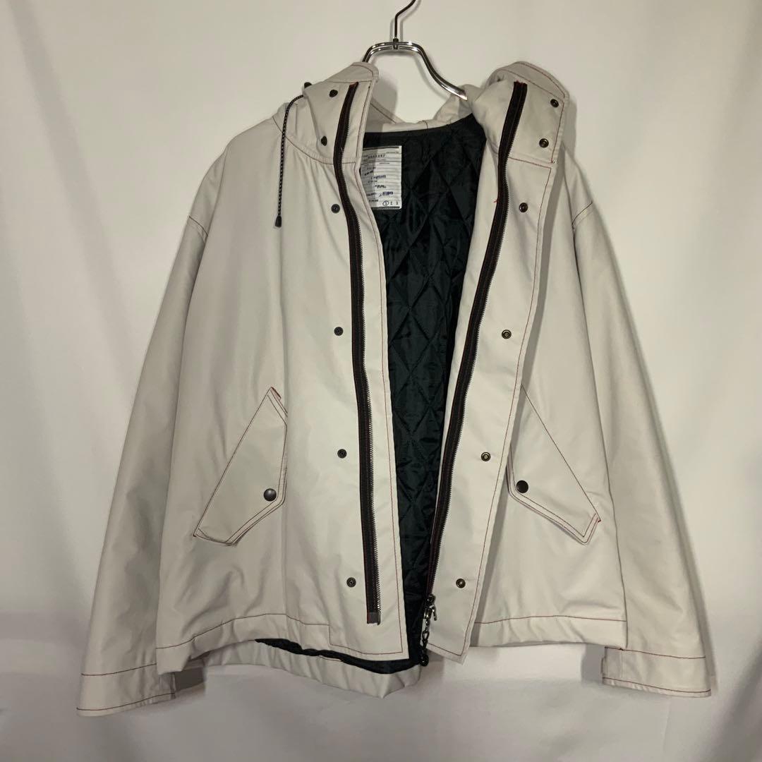 【希少】　shareef モッズコート　蜂ロゴ　グレー系