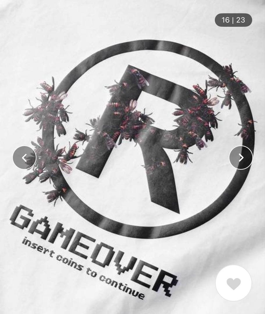 【希少】　shareef モッズコート　蜂ロゴ　グレー系