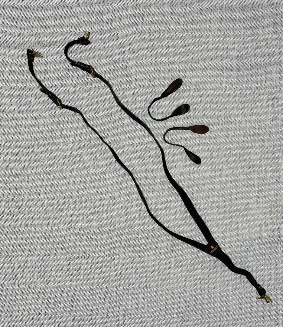 vasco schott 別注 レザーサスペンダー