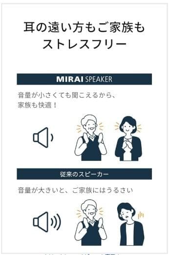 スピーカー・ウーファー MIRAI SPEAKER 