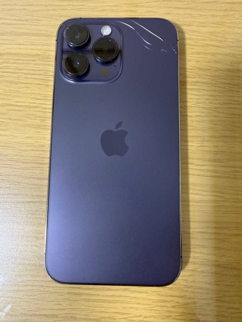 Apple iPhone 14 Pro Maxパープル 本体とケース付き