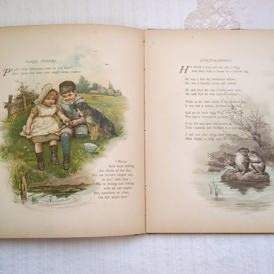 超稀少 1888年 アーネストニスター ハリエットベネット絵本 ヴィクトリアン