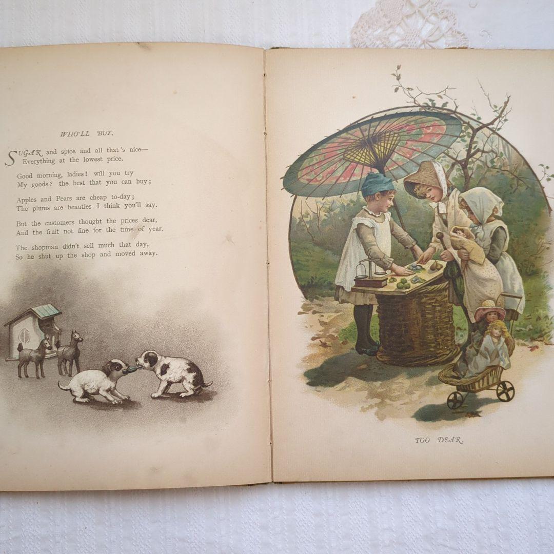 超稀少 1888年 アーネストニスター ハリエットベネット絵本 ヴィクトリアン