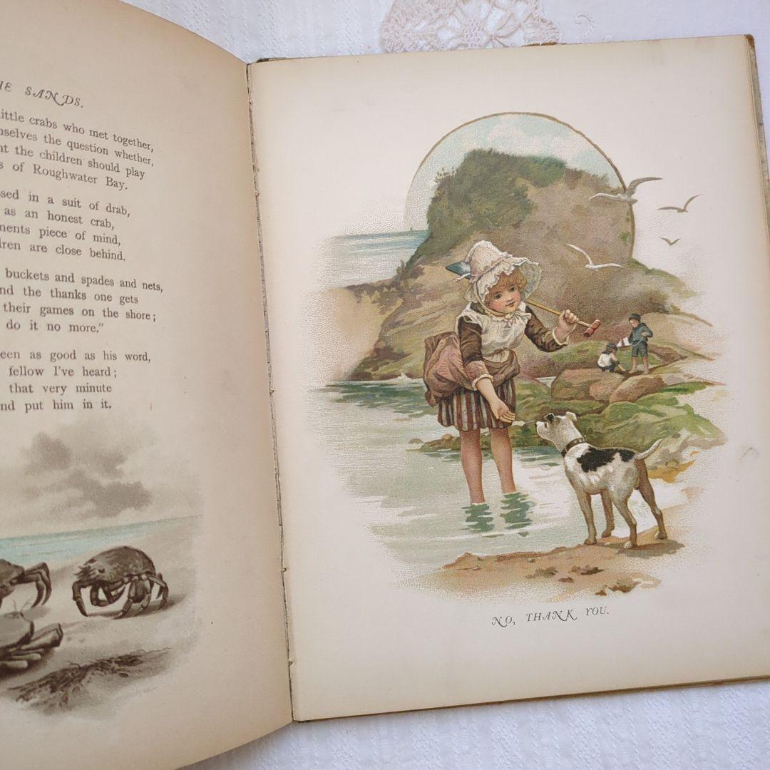 超稀少 1888年 アーネストニスター ハリエットベネット絵本 ヴィクトリアン