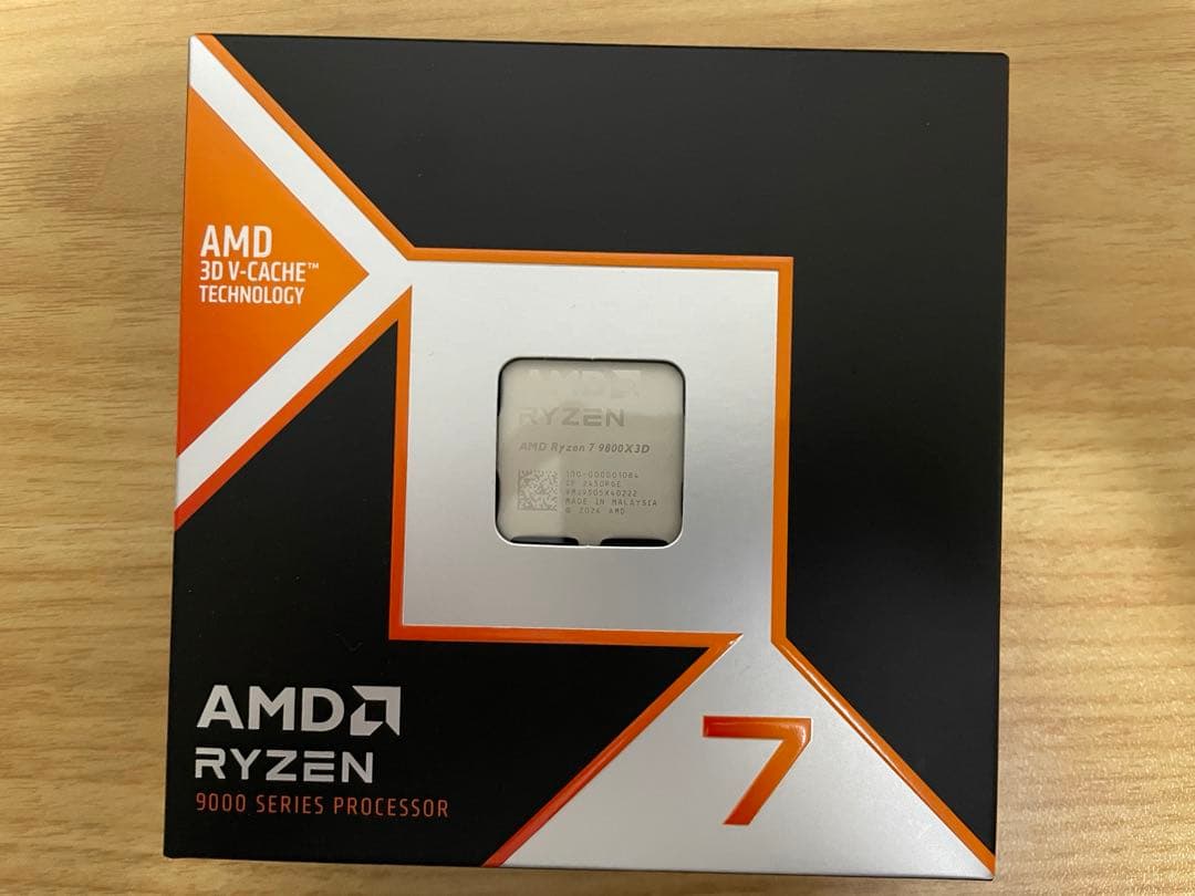 CPU AMD Ryzen 7 9800X 3D