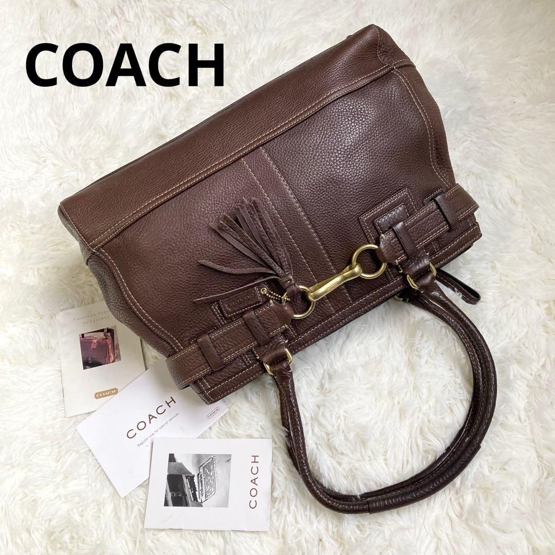 極美品 vintage coach old archive y2k ミニボストン