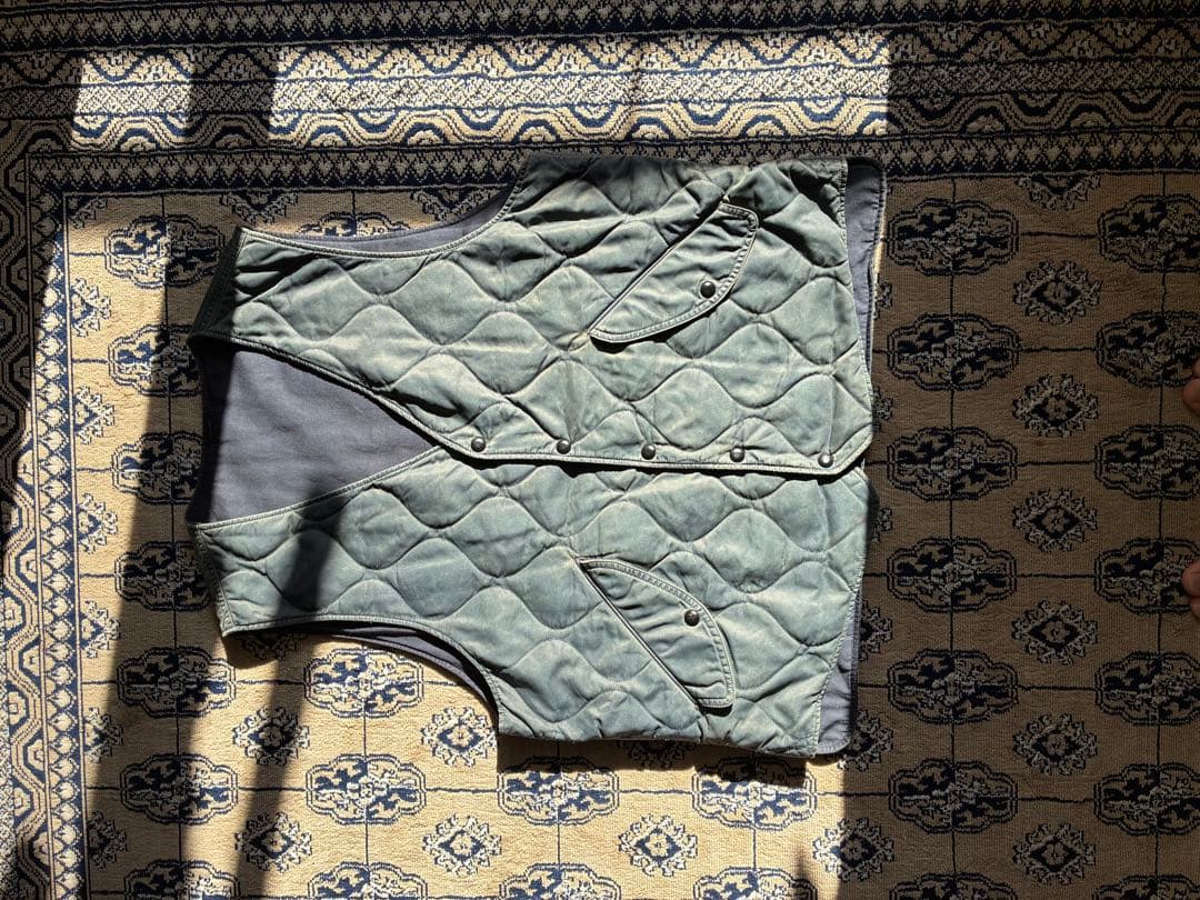 RRL ダブルアールエル リバーシブルキルティングベスト