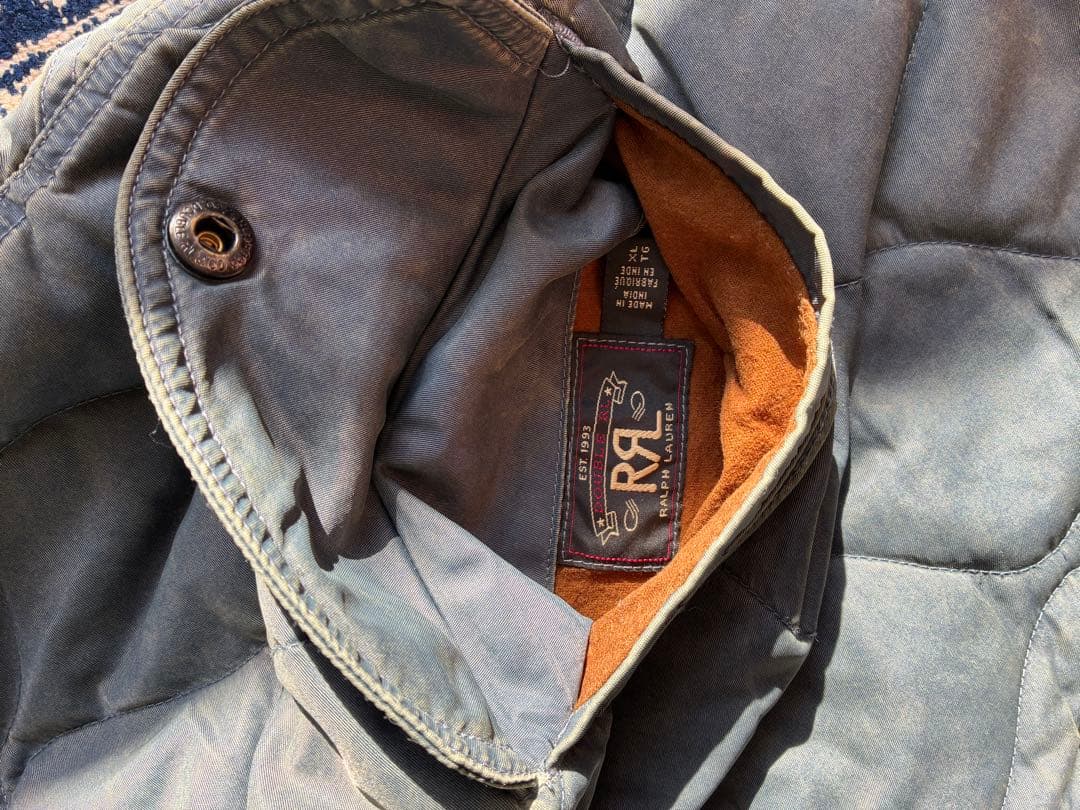 RRL ダブルアールエル リバーシブルキルティングベスト