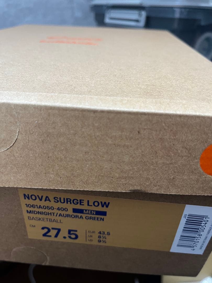 シューズ(男性用) ASICS ballaholic NOVA SURGE LOW 27.5cm