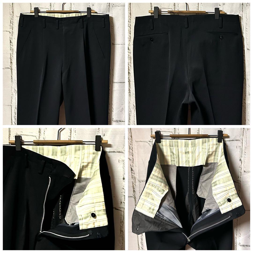 美品 ヴィンテージ セットアップ 2ピース ダブル スーツ 黒 成人式 菅田将暉