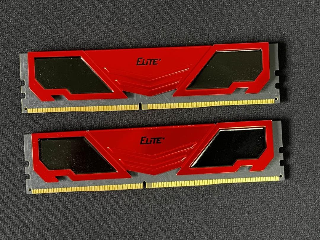 動作確認済 TEAMGROUP 16GB (8GBx2)DDR4 2666MHz