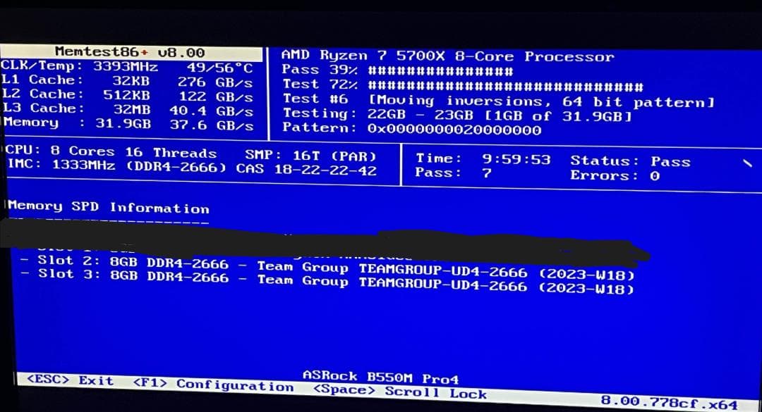 動作確認済 TEAMGROUP 16GB (8GBx2)DDR4 2666MHz