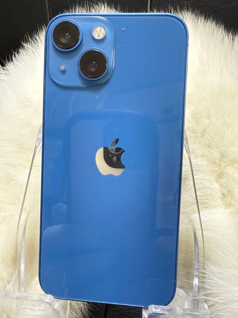 iphone 13mini 256GB ブルー SIMフリー国内版 BT100%