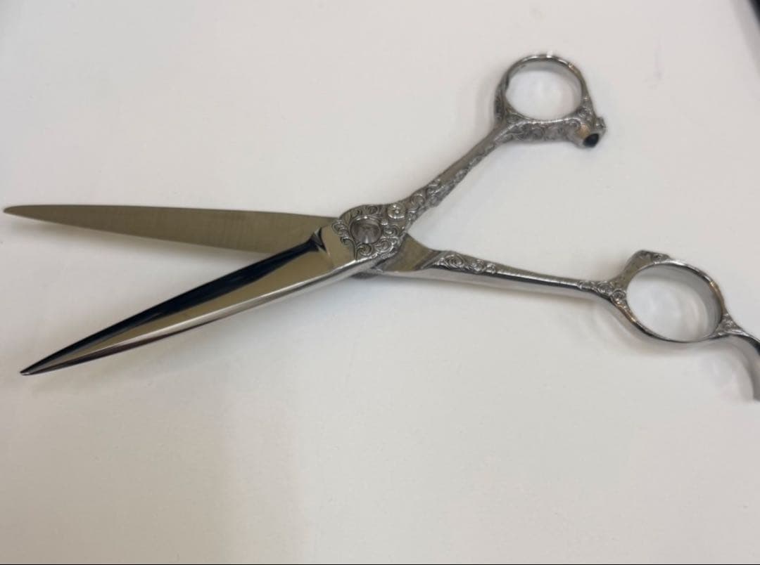 極美品】ナルトシザー ギルビーZ唐草 6.3インチ（最高級力 ットシザー）