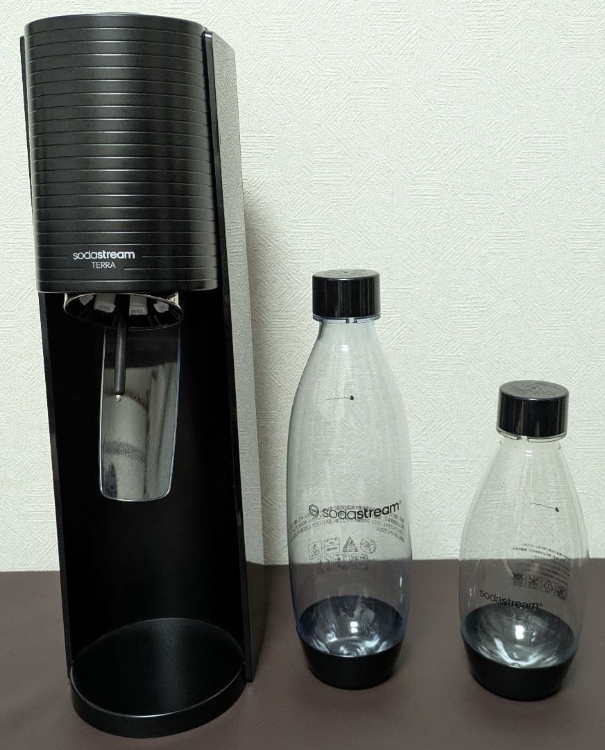 ソーダストリーム　sodastream TERRA　ブラック 炭酸水メーカー