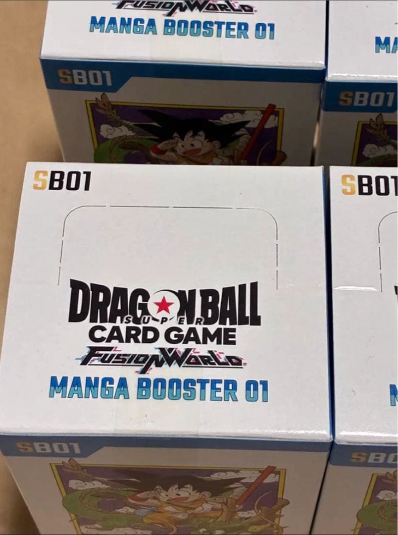 MANGA BOOSTER 01 4BOX マンガブースター　テープ付き　未開封