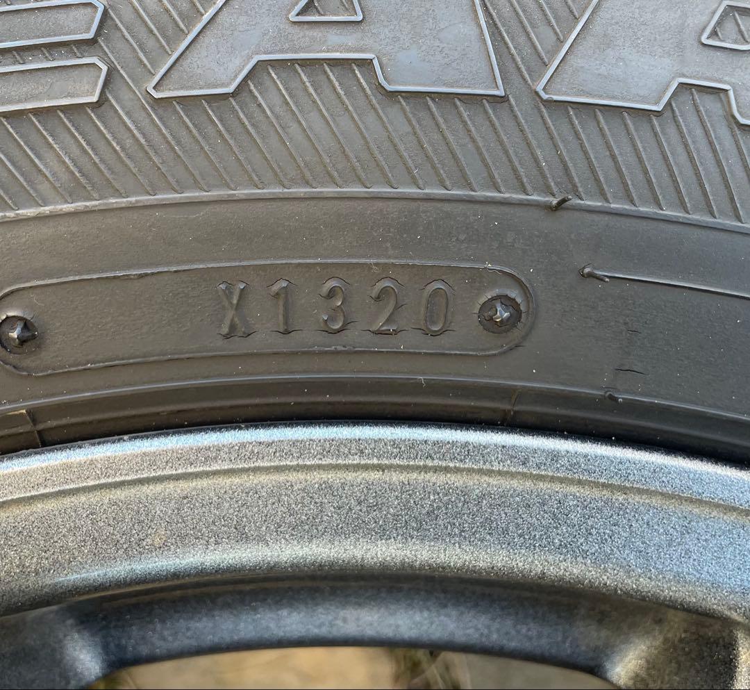 ★ ヴェルファイアで使用スタッドレスアイスナビ6 ホイール4本セット　くま