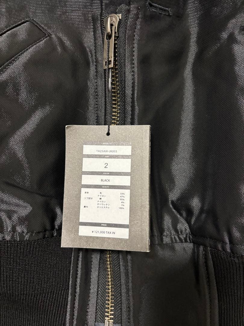 【定価121,000円】ターク　テーラードMA1ブルゾン　サイズ2