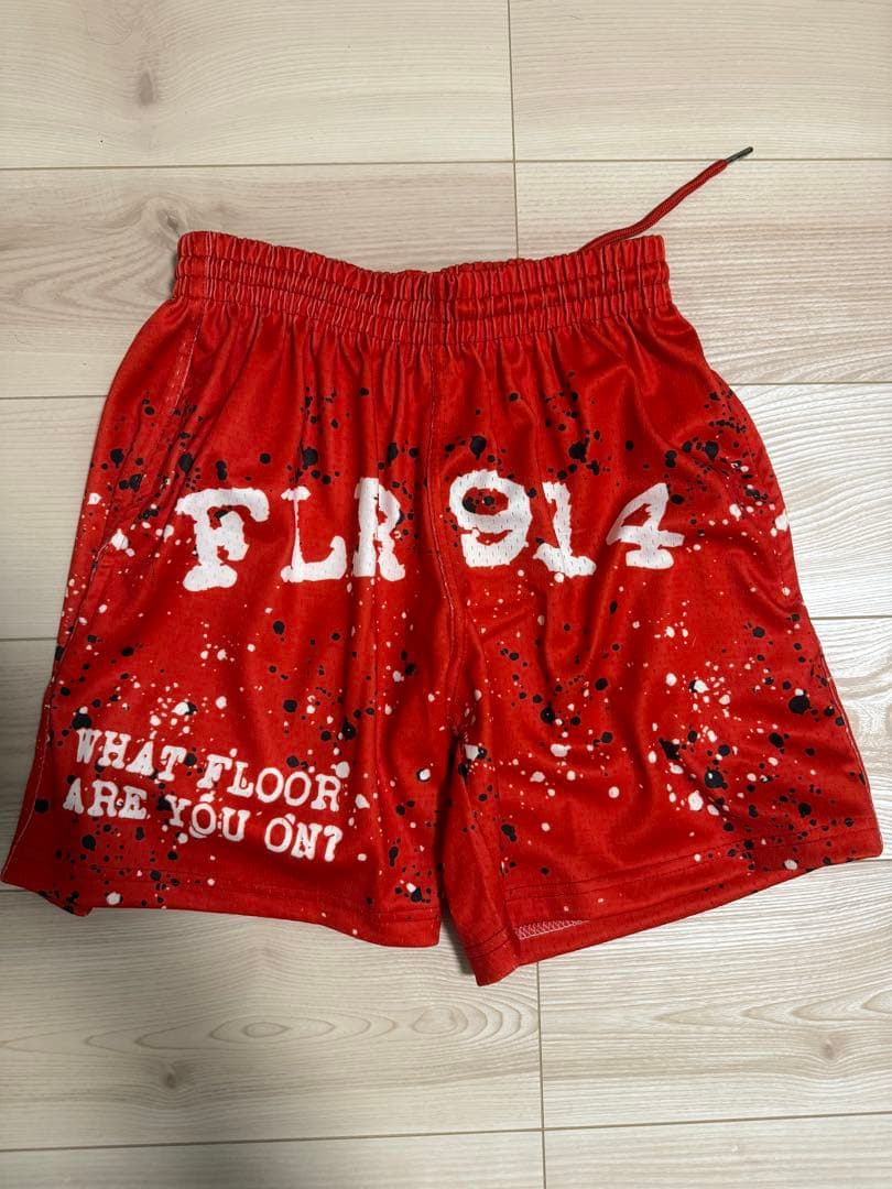 floor914 ハーフパンツペイント FLR914 usdrip drip