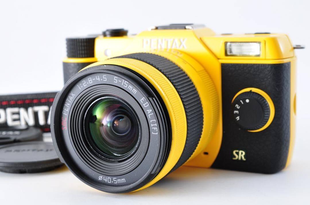 PENTAX ペンタックス Q7 イエロー 249ショット 動作確認済 #101