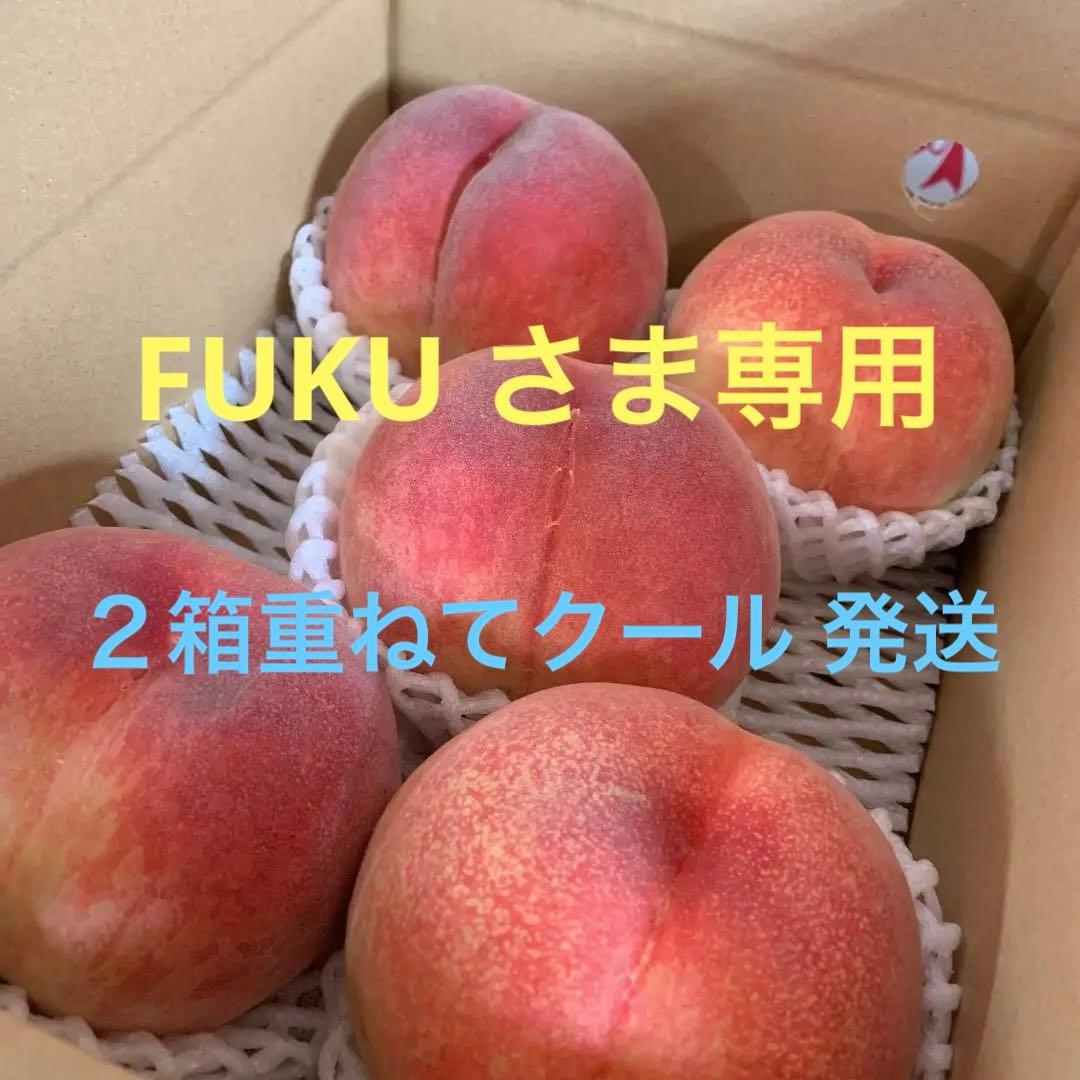 山梨一宮のてっぺん桃　幸茜の超特大サイズを5個詰め発送　終了間近　ももやのきよし