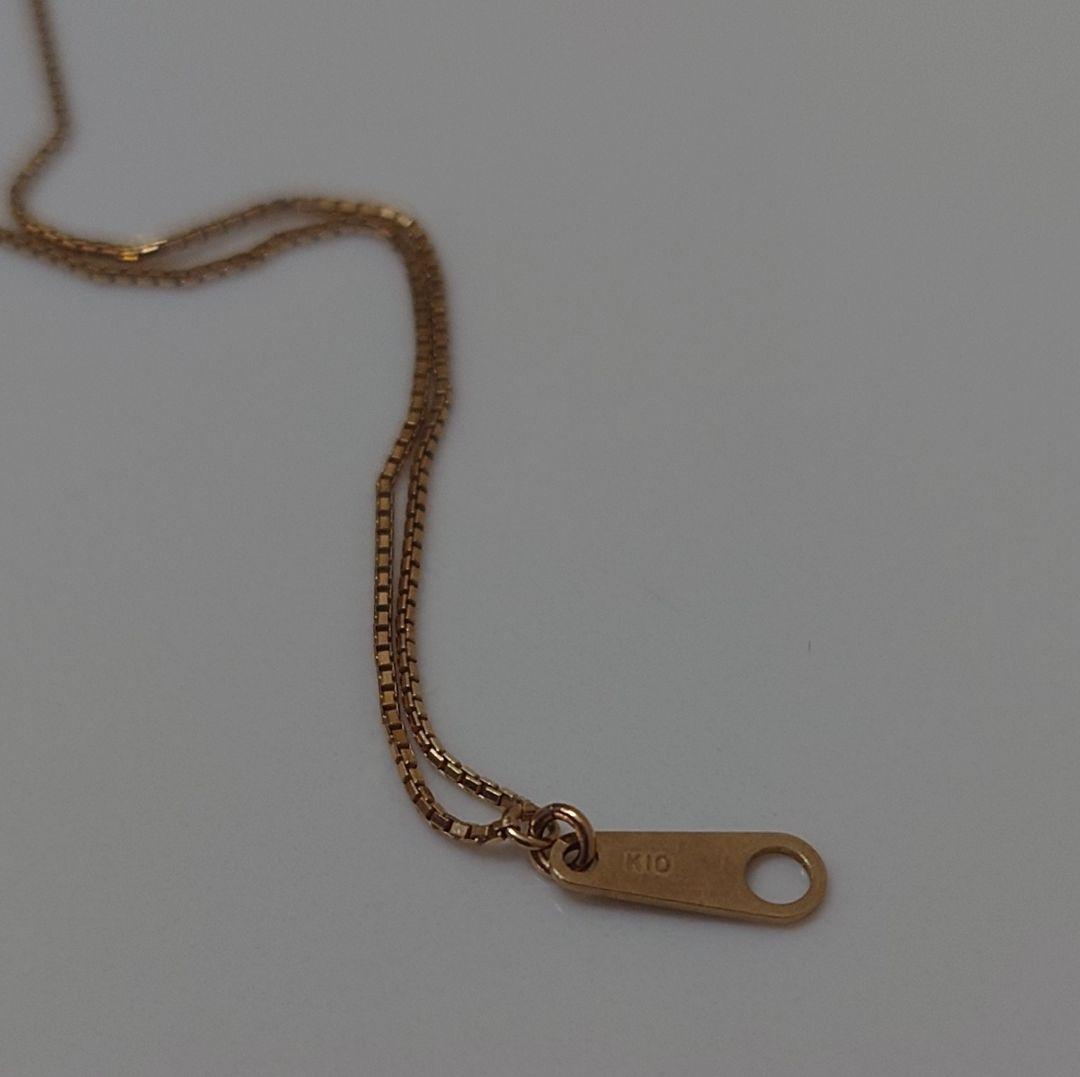 ☆agete K10ゴールド 2連チェーンアンクレット☆