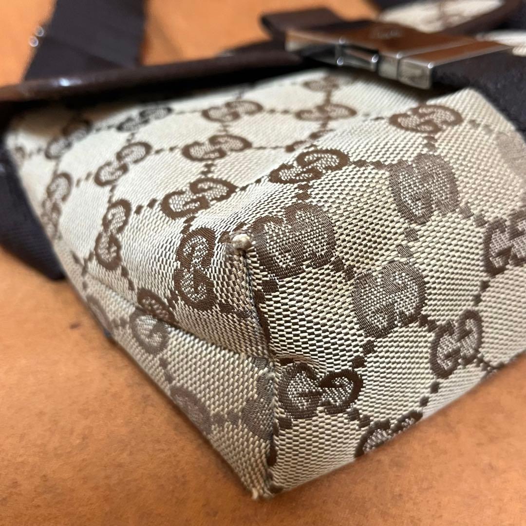 GUCCI グッチ GG柄 ボディバッグ　ウエストポーチ 131236