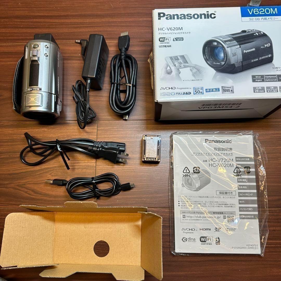 Panasonic HC-V620M-S ビデオカメラ 2034