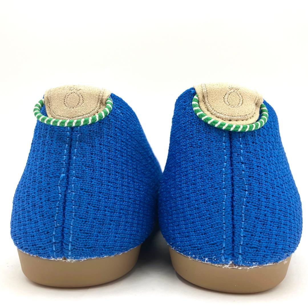 offen オッフェン フラットシューズ 39 パンプス　ブルー