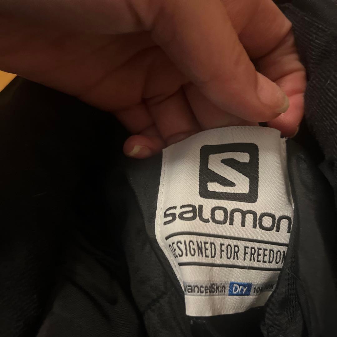 よ*こ様 SALOMON スキーウェア さジャケット レディースS 黒 ブラック