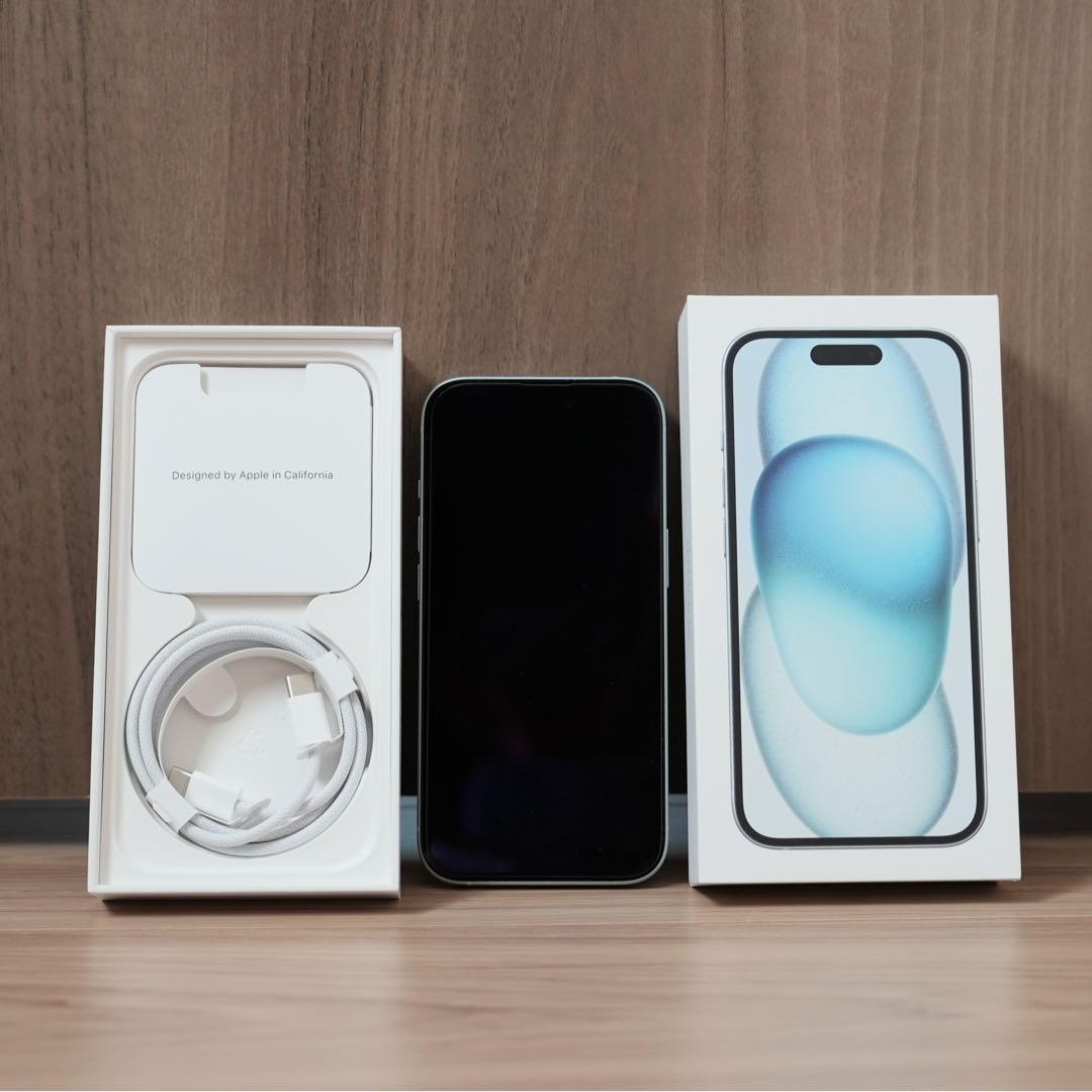Apple iPhone 15 本体 ブルー　128G