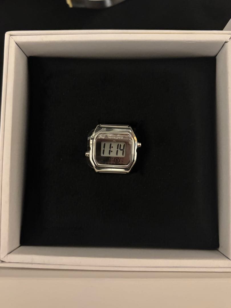 TIMEX x MM6 Ring Watch 指時計 シルバー S/M