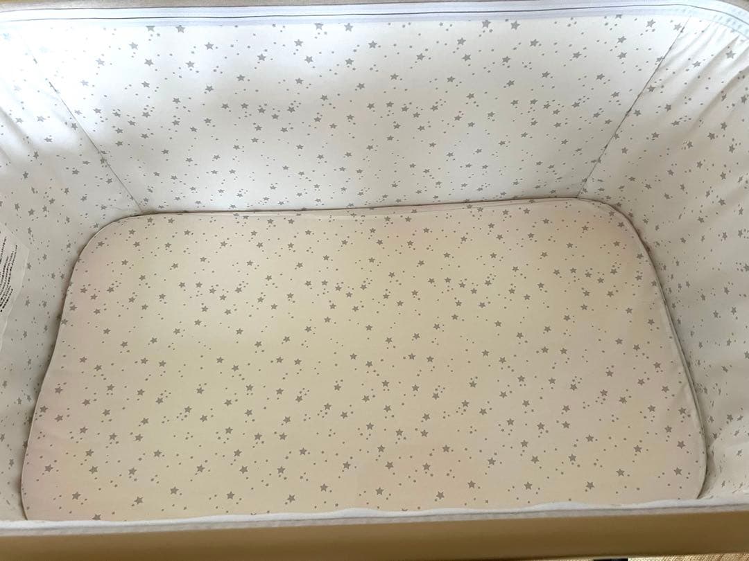 HZDMJ ベビーベッド　コンパクトベビーベッド　ベージュ　おまけあり