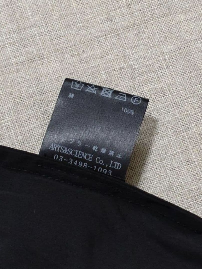 ワンピース ARTS&SCIENCE Zip up shirt long