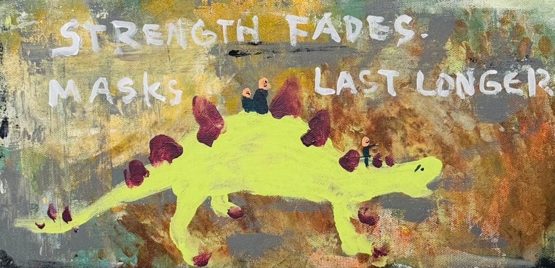 S*N様 TOKI 抽象画 ダイナソー #150